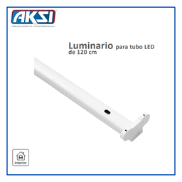 [118082] AKS- LUMINARIO PARA 2 TUBOS LED 1.2M