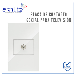 [APL-210] INN- PLACA CONTACTO TELEVISION BCO