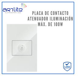 [APL-211] INN- PLACA CON MODULO ATENUADOR 100W 127V BCO