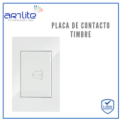 [APL-213] INN- PLACA CONTACTO TIMBRE BCO