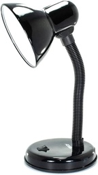 [4706] ADI - LAMPARA DE ESCRITORIO NEGRA FLEXIBLE, COLOR NEGRO