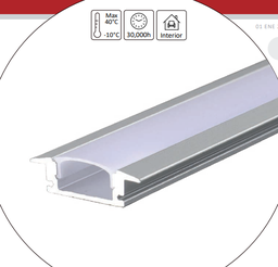 [WAC-024] WIN-PERFIL DE ALUMINIO VISIBLE CON CUBIERTA OPALINA.