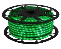 [DD-03V-07-09A] ILV - 50m Manguera LED SMD5050 350w VERDE c/3 CLAVIJAS Y CLIPS