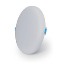 AKS - LUMINARIO CIRCULAR EMPOTRABLE AJUSTABLE Y DE SOBREPONER 22W CALIDO