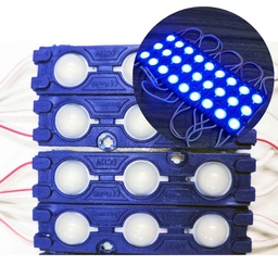 [ML3-AZx100] 100pz MÓDULOS DE 3 LED SMD 12v EXTERIOR AZUL