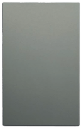 [APL-401] INN - PLACA LUXURY APAGADOR DE 1 INTERRUPTOR 3 VÍAS COLOR GRIS OXFORD