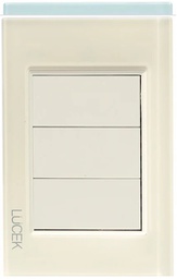 [BP1200-KH] LCK- PLACA CIEGA COLOR HUESO