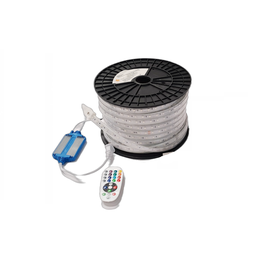 [DD-03V-10-RGB-20M] Manguera Led 5050 + Cntl Remoto Rgb Multicolor Rollo 20 Mts