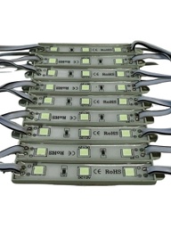 [M3-BFx100] 100pz Modulo De 3 Led 12v 5054 12v Alto Brillo Blanco frío