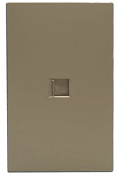 [APL-509] INN - PLACA LUXURY DE CONTACTO RED LAN TIPO RJ45 CAT5 COLOR ORO