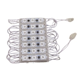 [ML3C-110-BFx10] 10pz Módulos Led C/ Lupa 110v Luz Blanco Frio Transparente