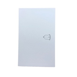 [APL-713] INN - PLACA LUXURY CONTACTO TIMBRE COLOR BLANCO