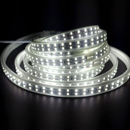 [DD-02V-10-01B-25M] 25m - MANGUERA LED DOBLE TIRA SMD2835 Luz FRÍA y 1 CONTROLADOR