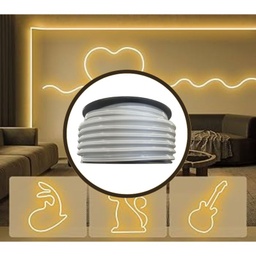 [TINEO-2G-BC-1M] GX- TIRA NEON 2da GEN 12V 120L/M 1M 6MM BLANCA CALIDA
