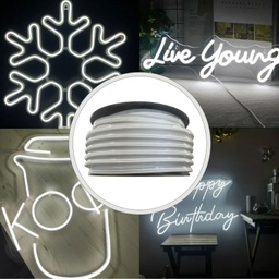 [TINEO-2G-BF-1M] GX-TIRA NEON 2da GEN 12V 120L/M 1M 6MM BLANCA FRIA