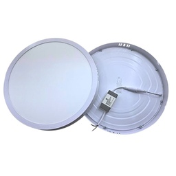 [MB-02U-0024-01A] LEL- 2pack PANEL SOBREPONER REDONDO 24W BLANCO FRIO