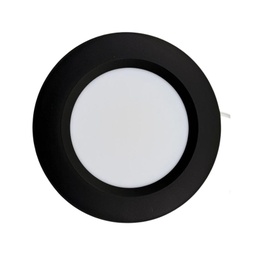 [ADO-103] INN- PANEL REDONDO EMPOTRABLE NEGRO 6W