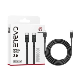 [3CCN] GX- CABLE TIPO C A TIPO C NEGRO