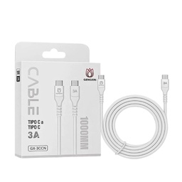 [3CCB] GX- CABLE TIPO C A TIPO C BLANCO