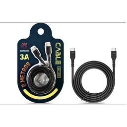 [GX-131N] GX- CABLE TIPO C A TIPO C NEGRO 2M