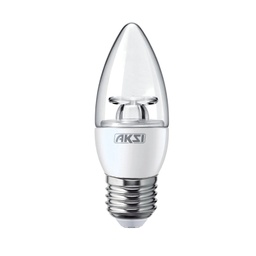[122014] AKS - Foco LED Aksi 4W Vela Base E27 Luz Blanca
