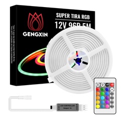 [TINEORGB-5M] GX- TIRA NEON 12V 5M RGB