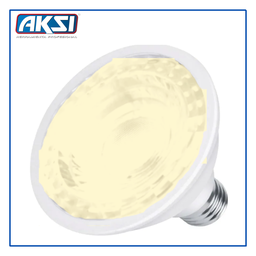 [115566] AKS- FOCO LED PAR 30 12W LUZ CÁLIDA, CAJA COLOR