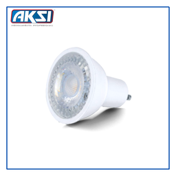 [121001] AKS- FOCO LED GU10 3W LUZ BLANCA - 127, CAJA COLOR